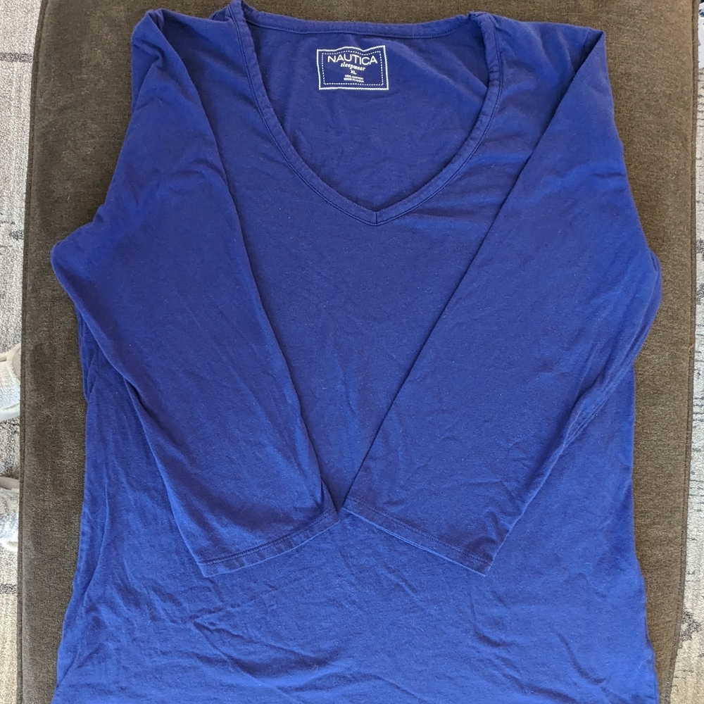 NAUTICA Sleepwear XL Royal Blue